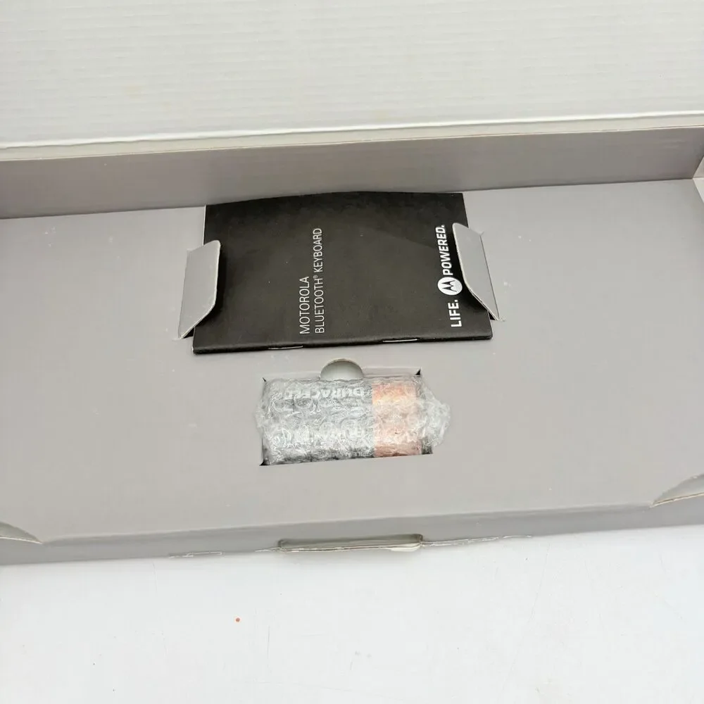 MOTOROLA BLUETOOTH KEYBOARD SJYN0821A Wireless Keyboard Open Box